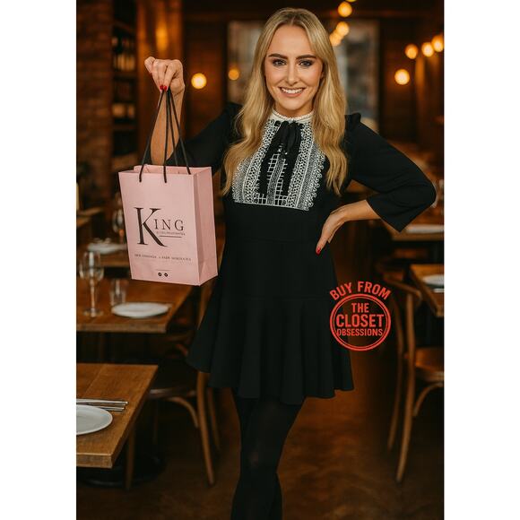 ZARA Mini Dress with Ruffled Hem NWT - Picture 7 of 14